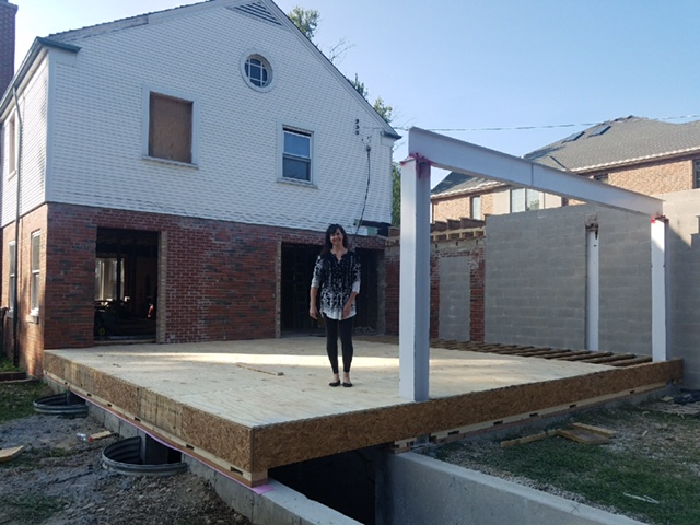 Framing the Kitchen/Family Room Floor